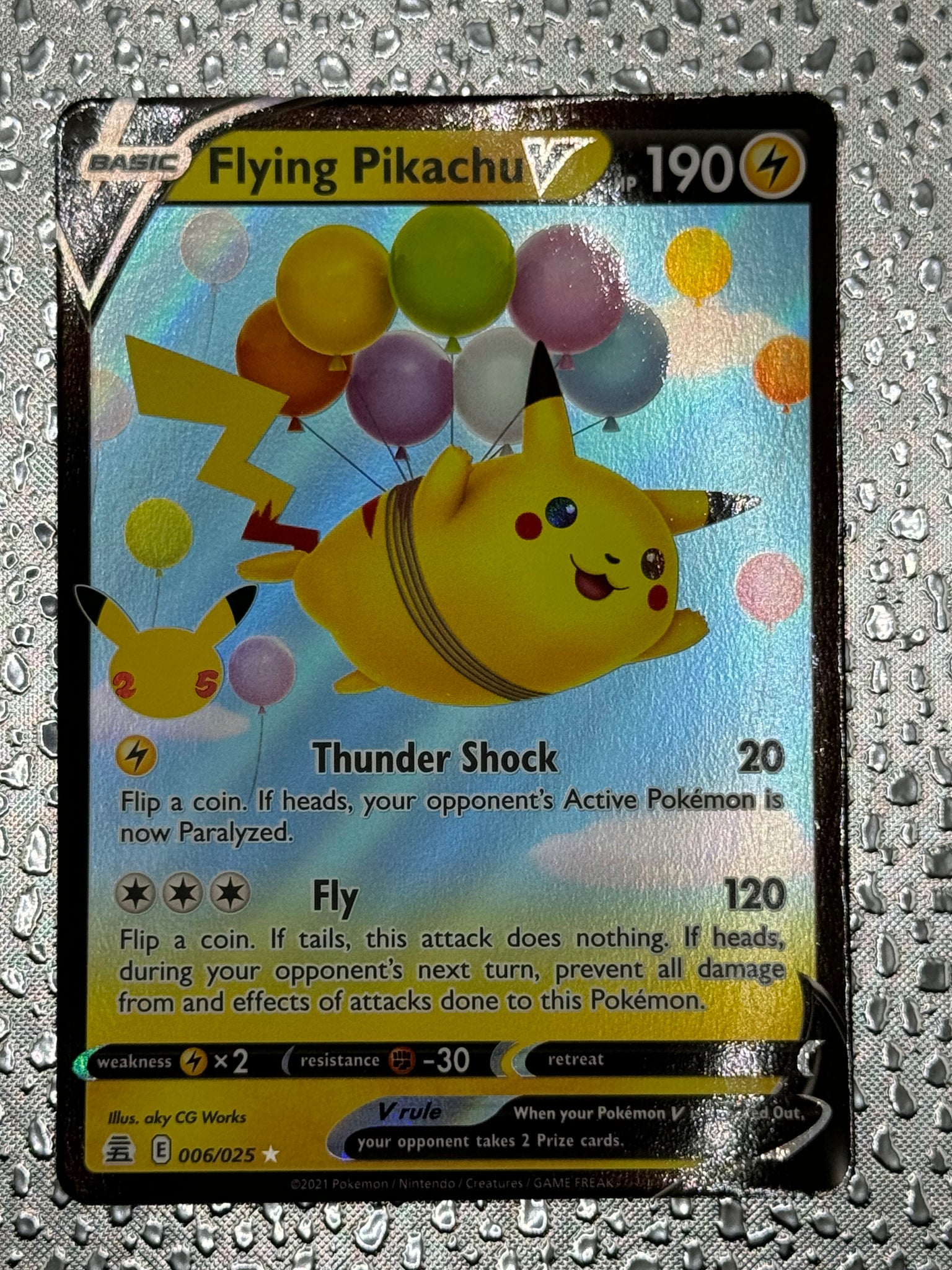 Flying Pikachu V #6 Pokemon Celebrations