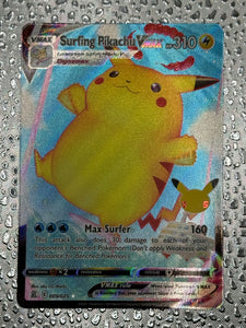 Surfing Pikachu VMAX #9 Pokemon Celebrations